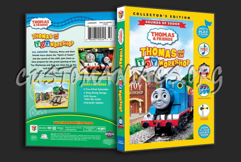 Thomas & Friends: Thomas and the Toy Workshop dvd cover