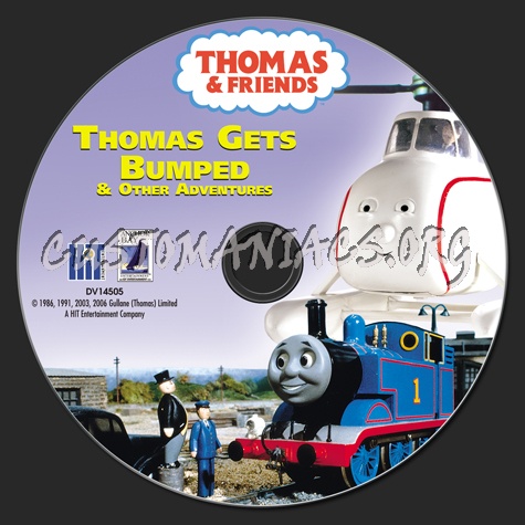 Thomas & Friends: Thomas Gets Bumped dvd label - DVD Covers