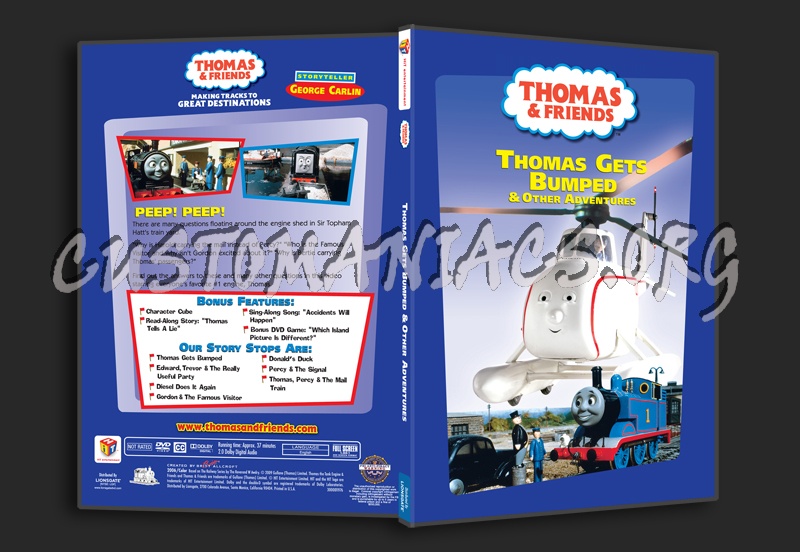 Thomas & Friends: Thomas Gets Bumped - DVD Covers & Labels by Customaniacs,  id: 201852 free download highres