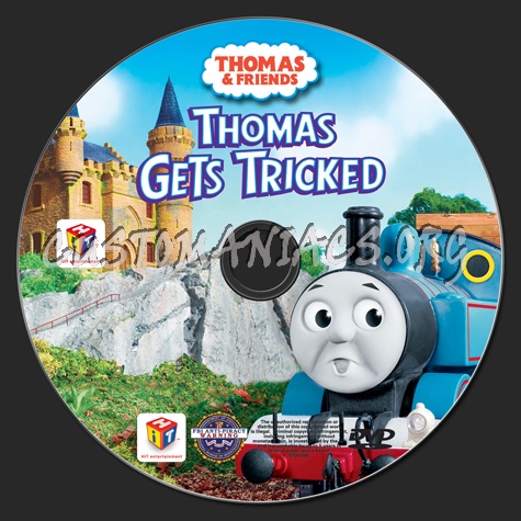 Thomas & Friends: Thomas Gets Tricked dvd label