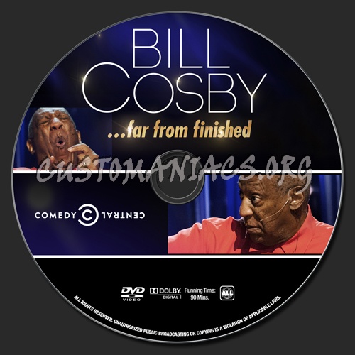 Bill Cosby: Far from Finished dvd label