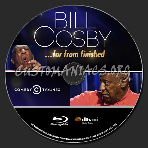 Bill Cosby: Far from Finished blu-ray label