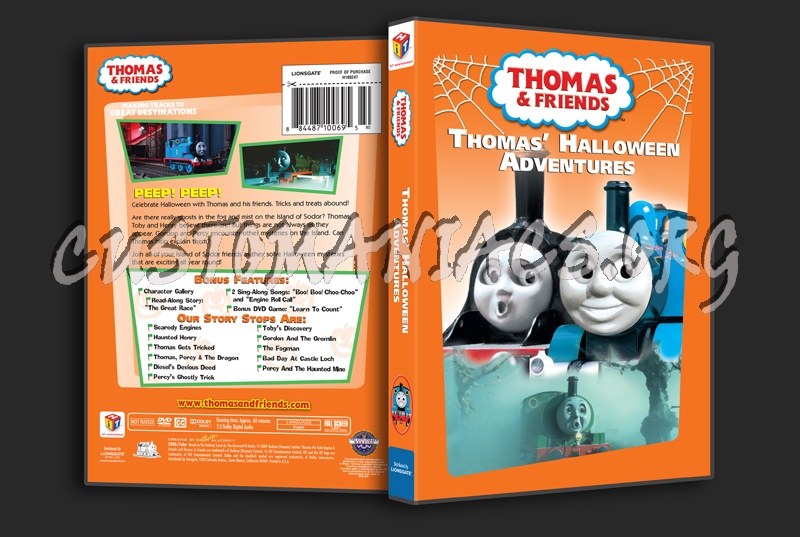 Thomas & Friends: Thomas' Halloween Adventures dvd cover