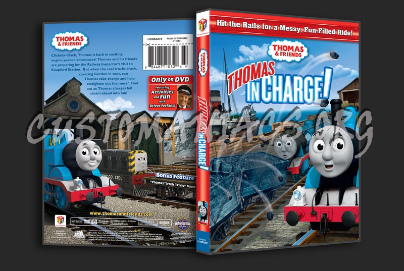 Thomas & Friends: Thomas in Charge! dvd cover - DVD Covers