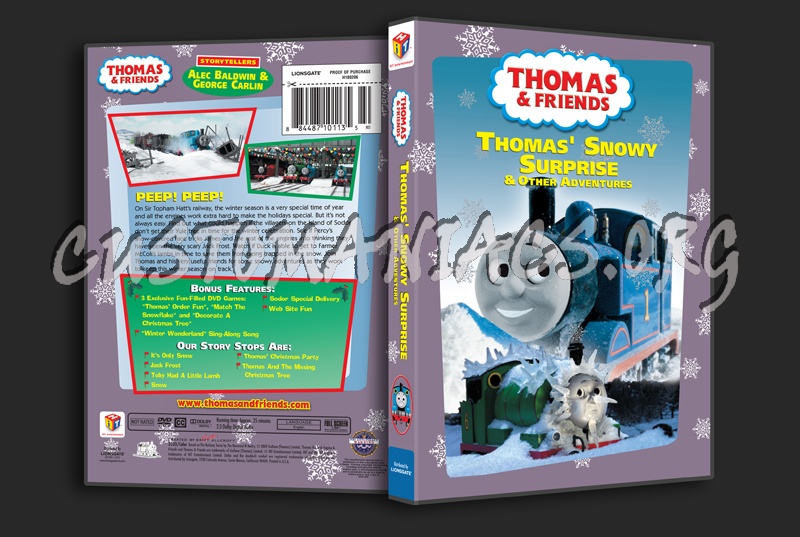 Thomas & Friends: Thomas' Snowy Surprise dvd cover