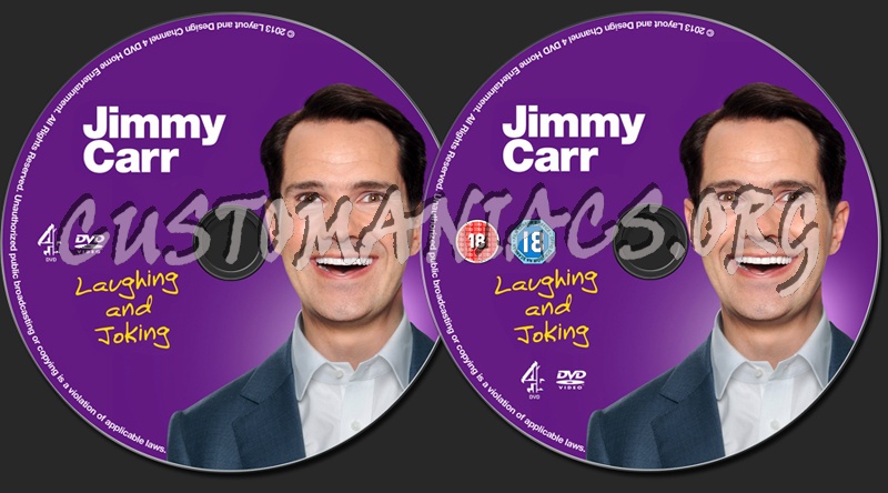 Jimmy Carr Live: Laughing and Joking dvd label