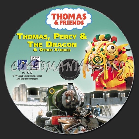 Thomas & Friends: Thomas, Percy & the Dragon dvd label