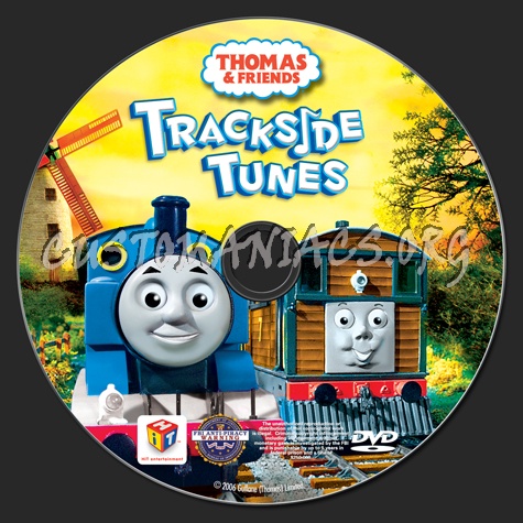 Thomas & Friends: Trackside Tunes dvd label - DVD Covers & Labels