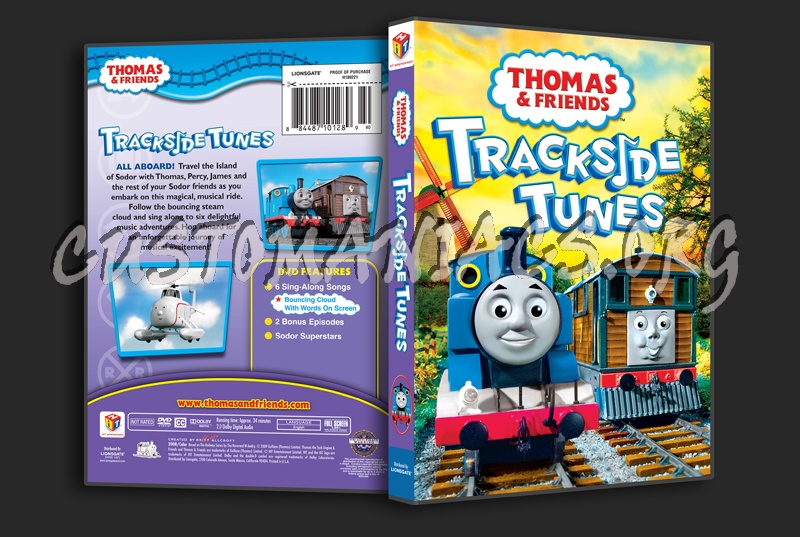 Thomas & Friends: Trackside Tunes dvd cover - DVD Covers & Labels