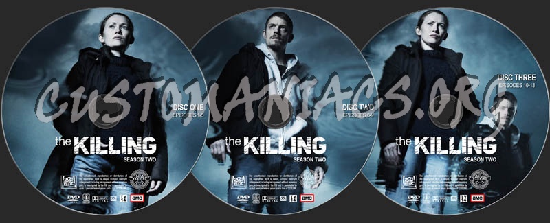 The Killing - Season 2 dvd label