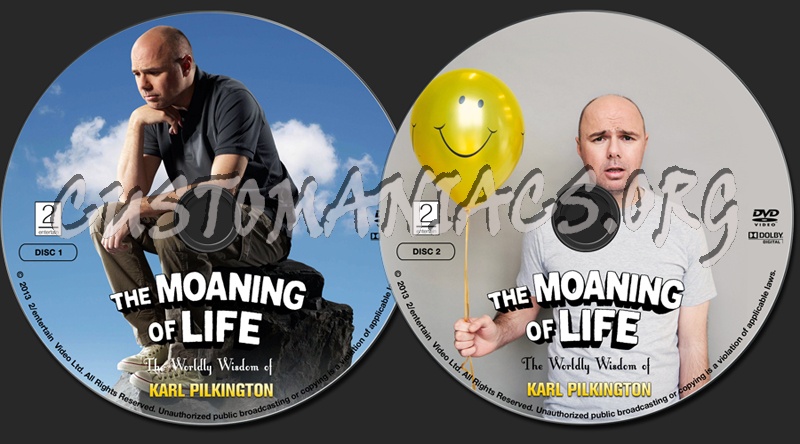 The Moaning Of Life: Karl Pilkington dvd label