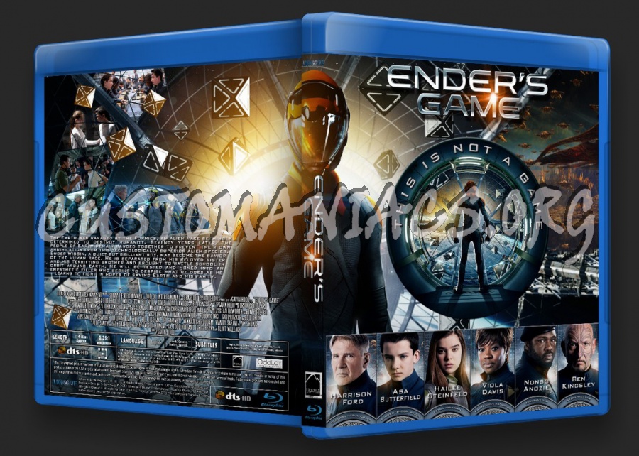 Ender's Game (2014) blu-ray cover