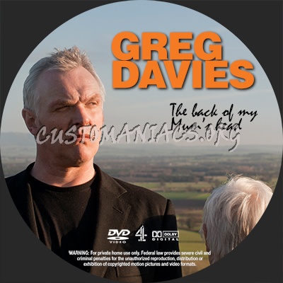 Greg Davies - The back of my mum's head dvd label