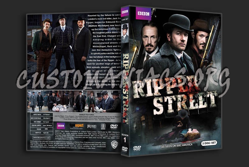 Ripper Street - Season 1 dvd cover