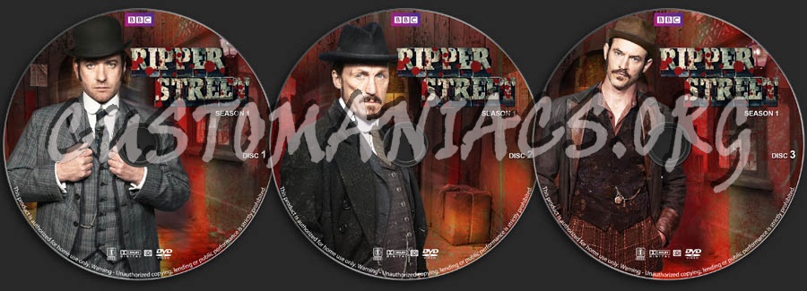 Ripper Street - Season 1 dvd label