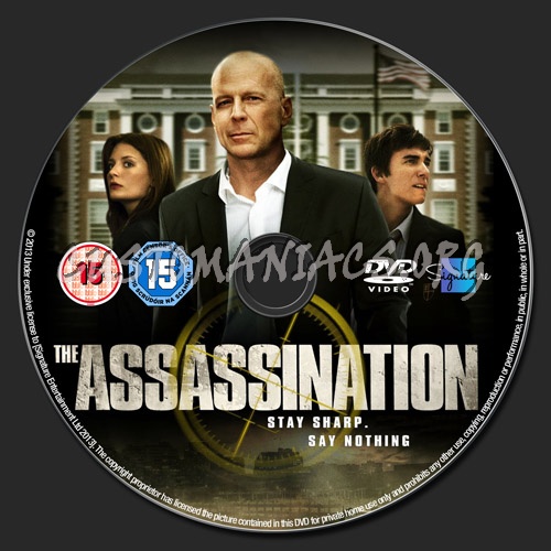 The Assassination dvd label