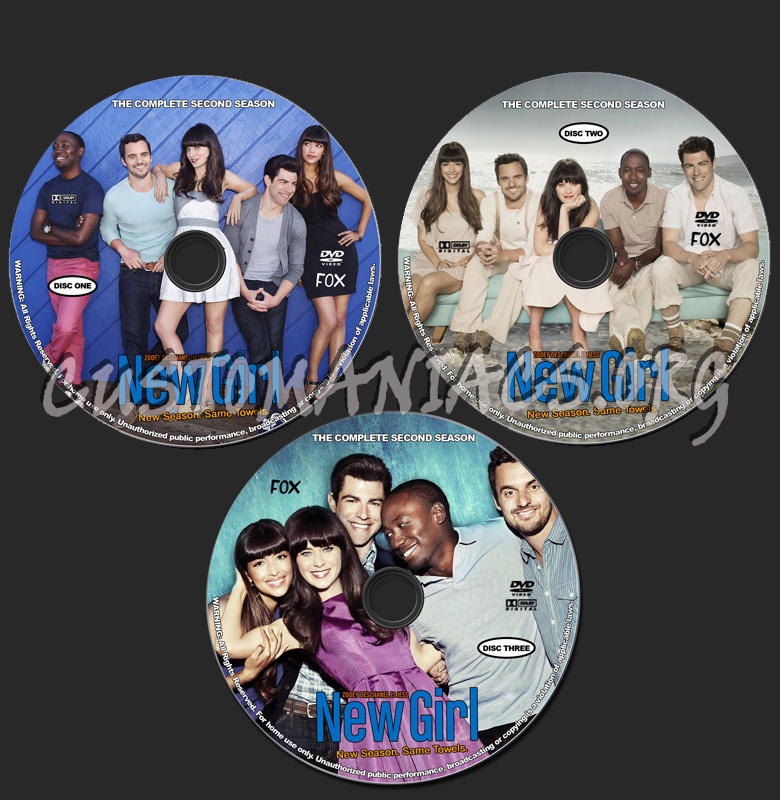 New Girl - Season 2 dvd label