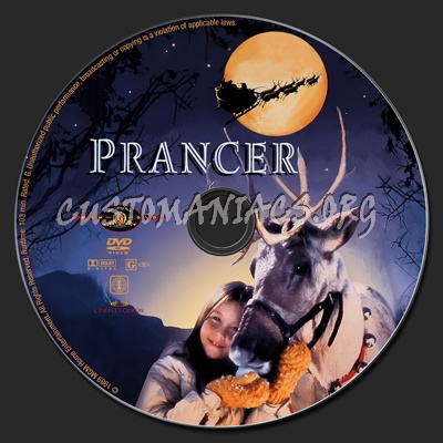 Prancer dvd label