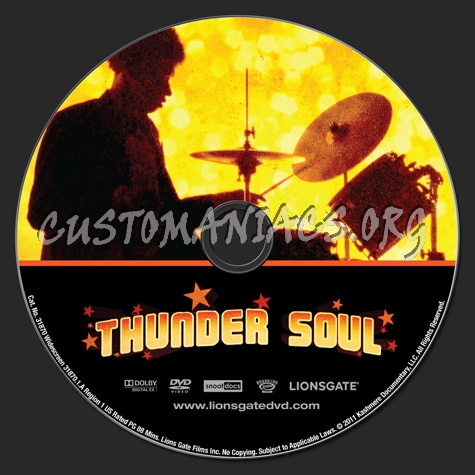 Thunder Soul dvd label