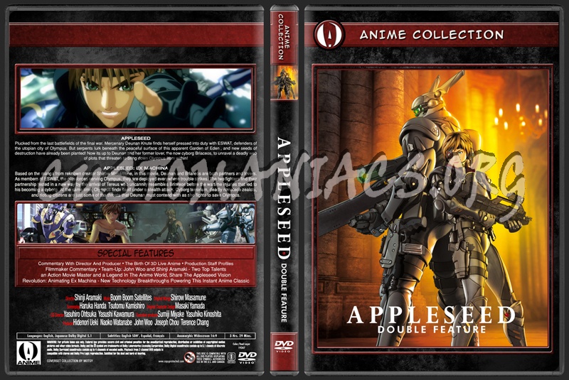 Anime Collection Appleseed Double Feature dvd cover