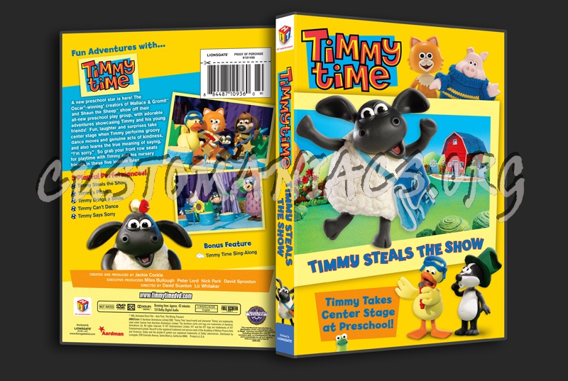 Timmy Time: Timmy Steals the Show dvd cover