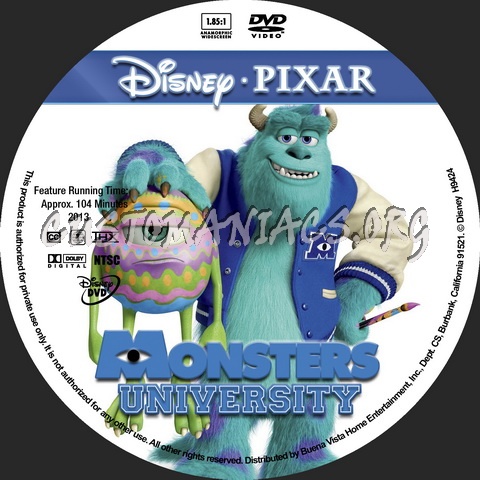 Monsters University - Animation Collection dvd cover