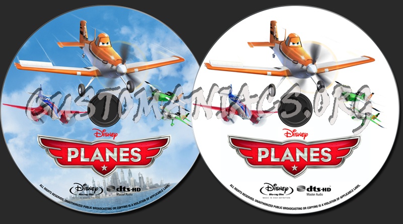 Planes blu-ray label