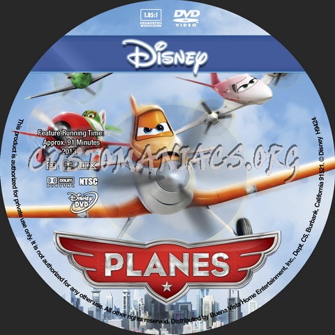 Planes - Animation Collection dvd label