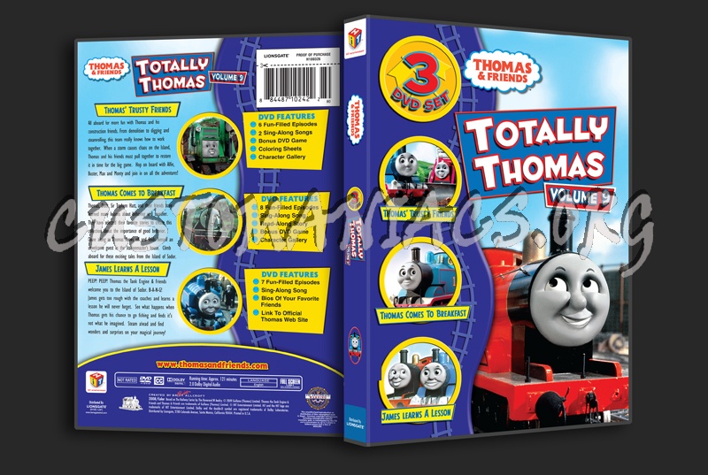 Totally Thomas Volume 9 dvd cover - DVD Covers & Labels by