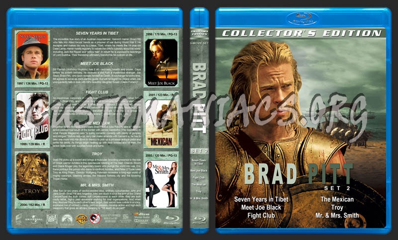 Brad Pitt Collection - Set 2 blu-ray cover