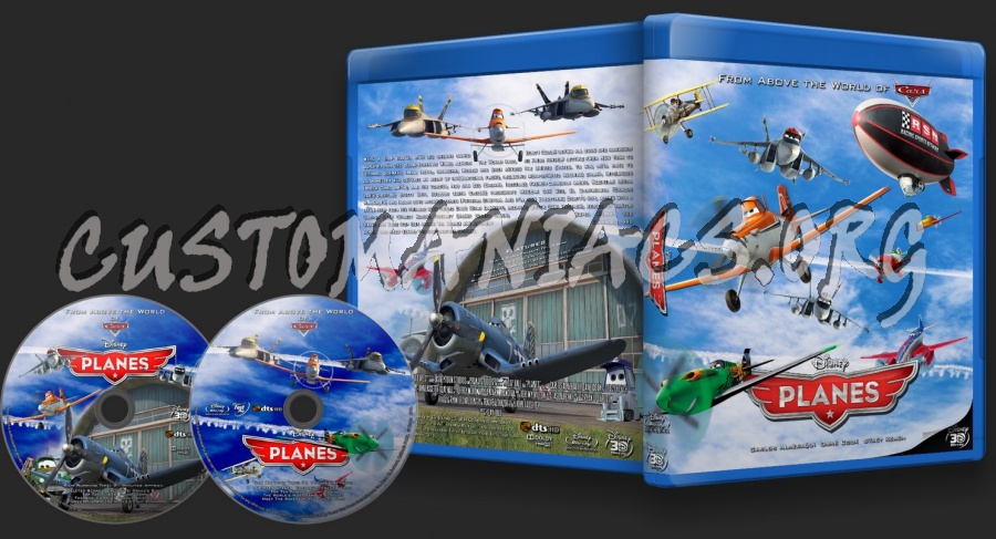 Planes (3D + 2D) (2013) blu-ray cover