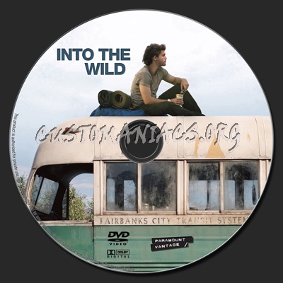 Into The Wild dvd label