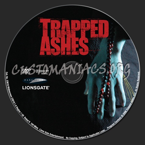 Trapped Ashes dvd label