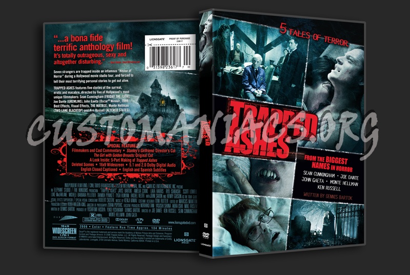 Trapped Ashes dvd cover