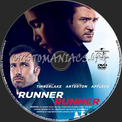 Runner Runner dvd label