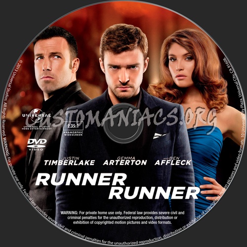 Runner Runner dvd label