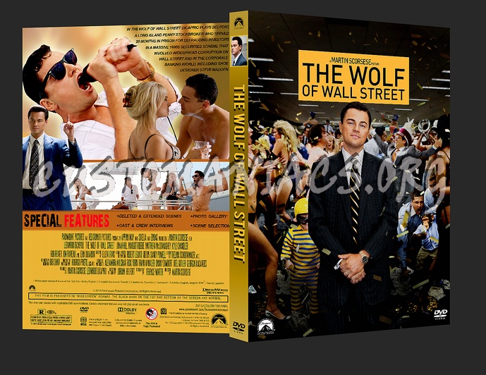 The Wolf Of Wall Street dvd cover