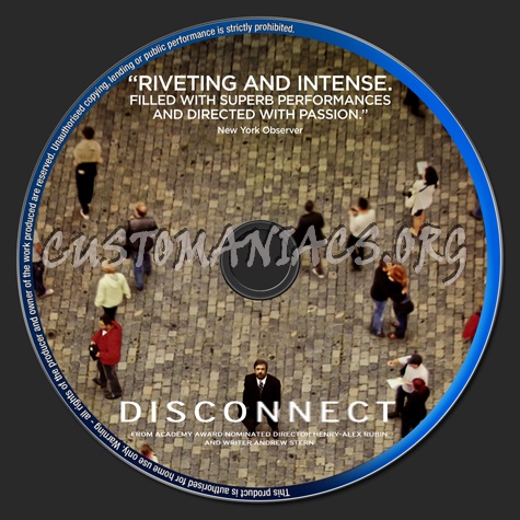 Disconnect blu-ray label