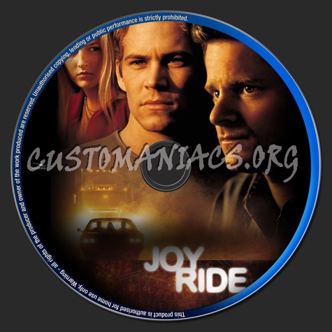 Joy Ride aka Roadkill blu-ray label