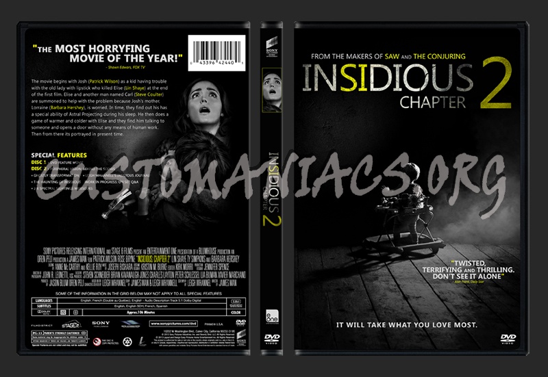 Insidious: Chapter 2 dvd cover