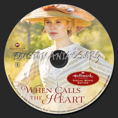 When Calls the Heart dvd label