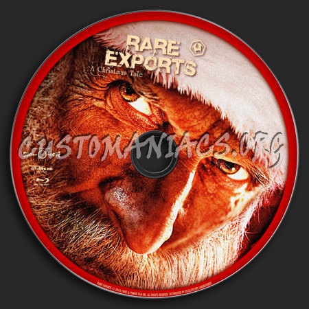 Rare Exports: A Christmas Tale blu-ray label