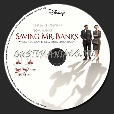 Saving Mr. Banks dvd label