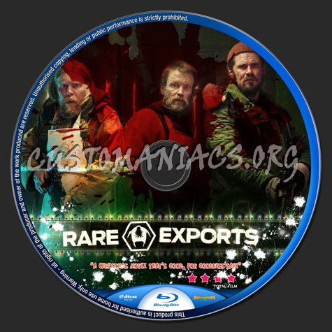 Rare Exports blu-ray label