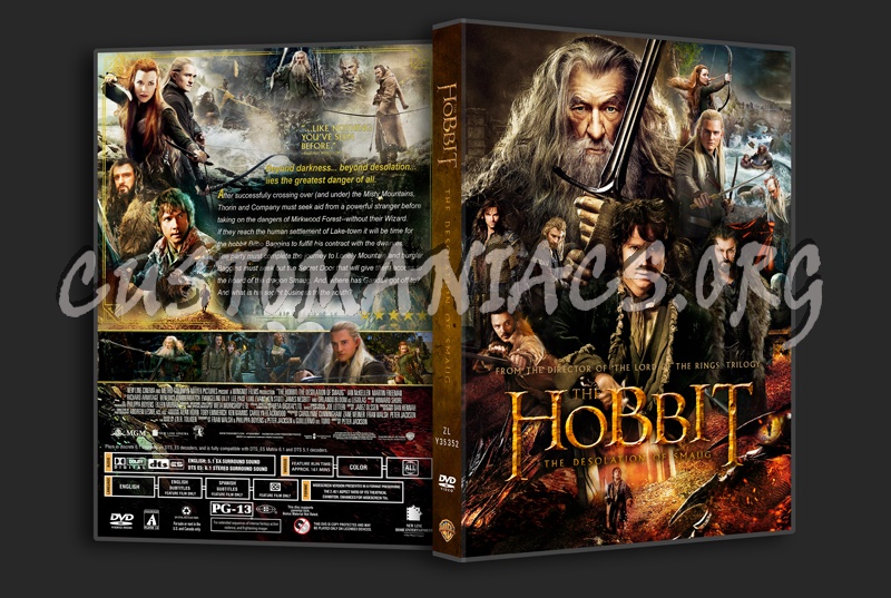 The Hobbit The Desolation of Smaug dvd cover