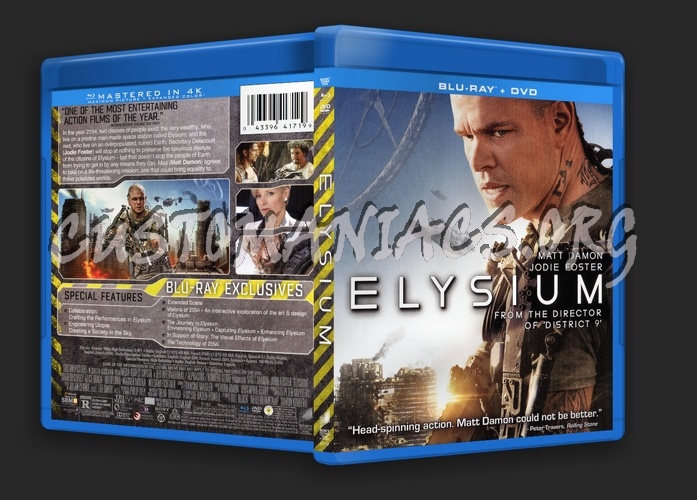 Elysium blu-ray cover