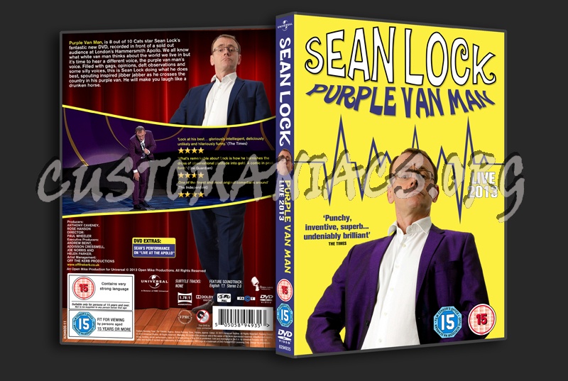 Sean Lock Live: Purple Van Man dvd cover