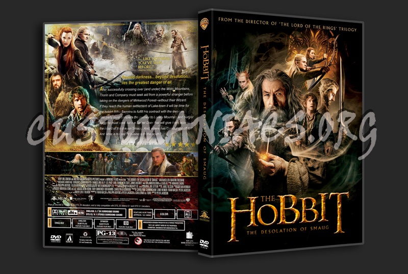 The Hobbit The Desolation of Smaug dvd cover