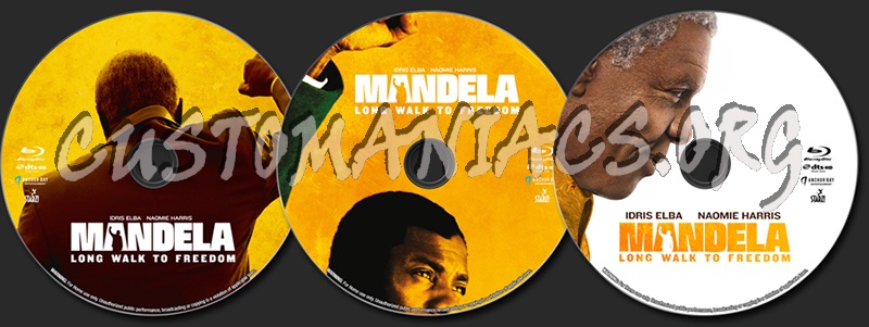 Mandela: Long Walk to Freedom blu-ray label