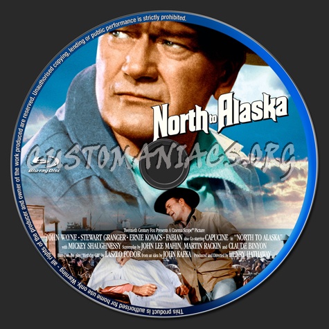 North To Alaska blu-ray label